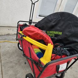 Wagon Full Of Training Equipment 