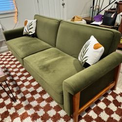 Green Velvet Sleeper Sofa
