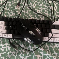 Gaming, keyboard, and mouse