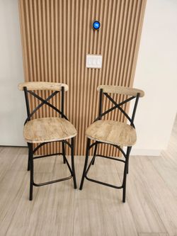 Bar stools set of 2