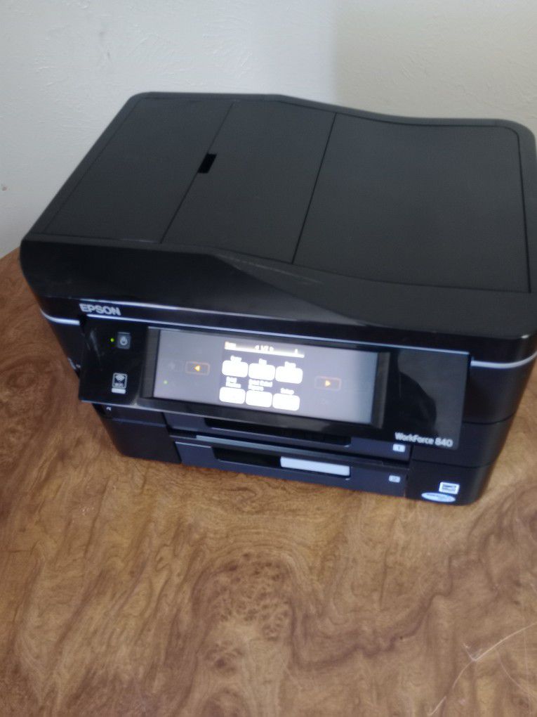 Epson Workforce 840 Wireless All-in-one Color Inkjet Printer  Copier Scanner Fax.   Sell for parts or repairs.