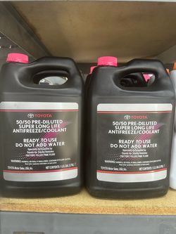 Toyota pink Antifreez Coolant 50/50