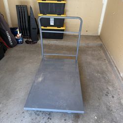 Moving Cart with Retractable Handle + Brakes