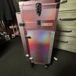 Nail / Makeup/ Hair Storage and Desk On Wheels