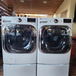 LG Front Load Washer And Dryer Extra Large Capacity 