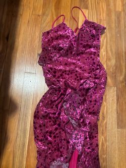 Burgundy Floral Velvet Ruffle Midi Dress