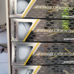 New TaylorMade RocketBallz 60 Compression • 1 Dozen Golf Balls