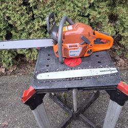 Husqvarna 340  Chainsaw , New 18in Bar And Chain