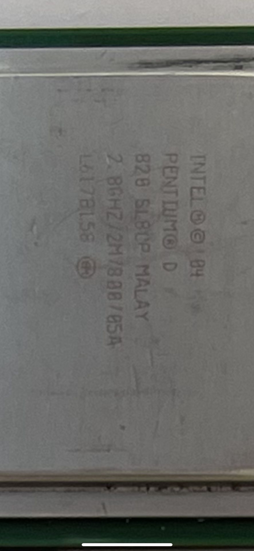Intel® Pentium® D Processor 820