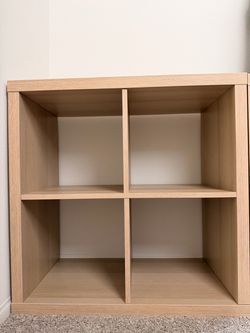 Ikea Kallax Shelf Unit White Stained Oak