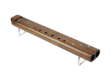 High Spirits Double Nova ‘G’ Walnut & Turquoise Drone Flute