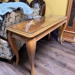 Wood Console Table 