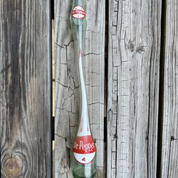 Vintage Stretched Dr Pepper Glass 🌶️