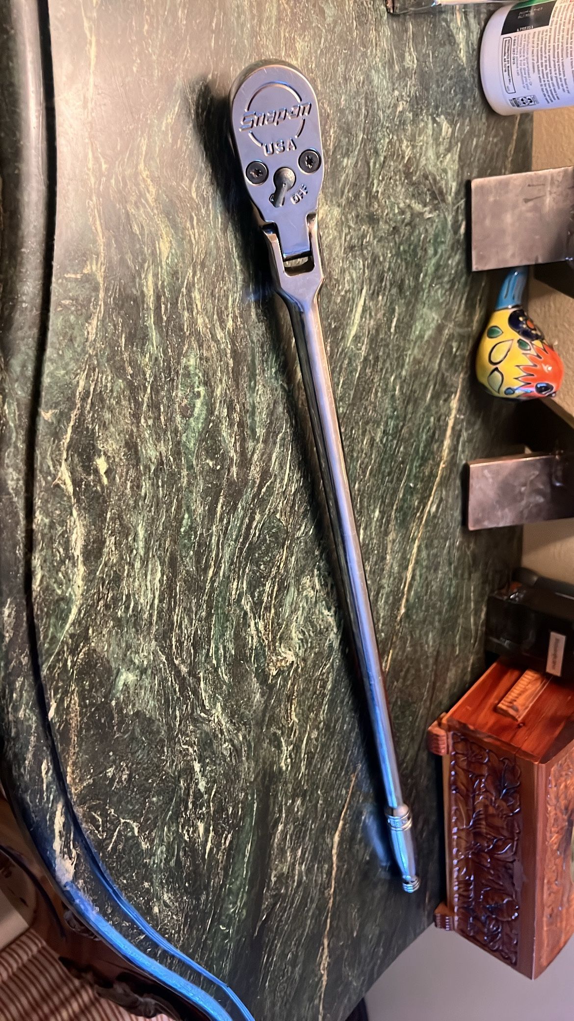 1/2” Drive Dual 80 Long Handle Flex-head Ratchet