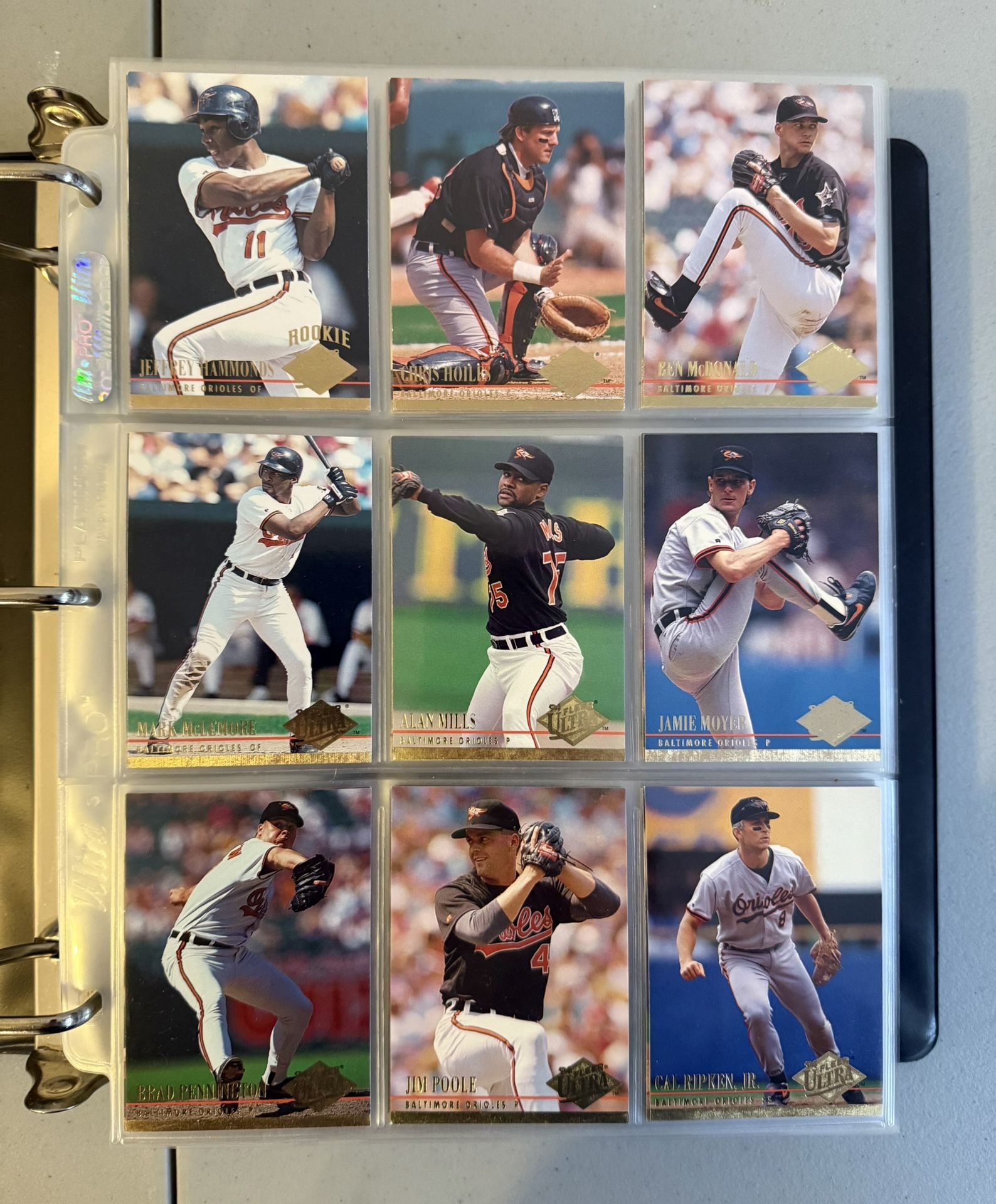 1994 Fleer Ultra Baseball Complete 600 Card Set In Binder And Pages Mint Ken Griffey