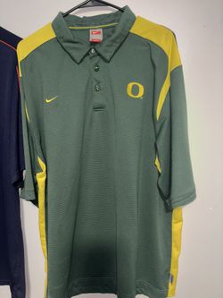 Vintage Nike Oregon Ducks Polo Shirt Men’s XL Green Game Day College Football