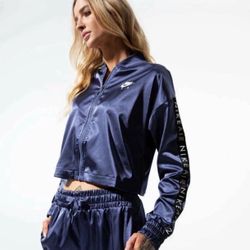 Nike Track Air Women's Satin Track Jacket Size Large