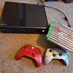 Xbox One With 2 Controllers 13 Games
