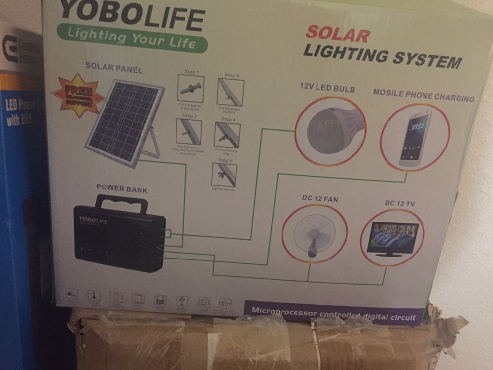 YOBO LIFE SOLAR GENERATOR &lighting System