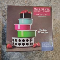 Stainless Steel Storage Containers 