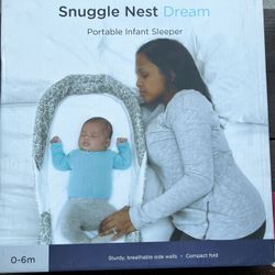 Portable Infant Sleeper. Snuggle Nest Dream