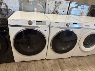 Samsung washer and dryer set electric with warranty