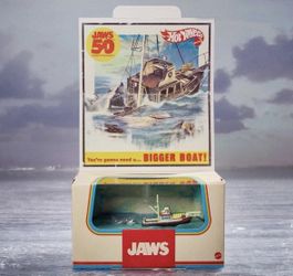 SDCC 2025 Exclusive Mattel Hot Wheels JAWS 50th Anniversary Set 