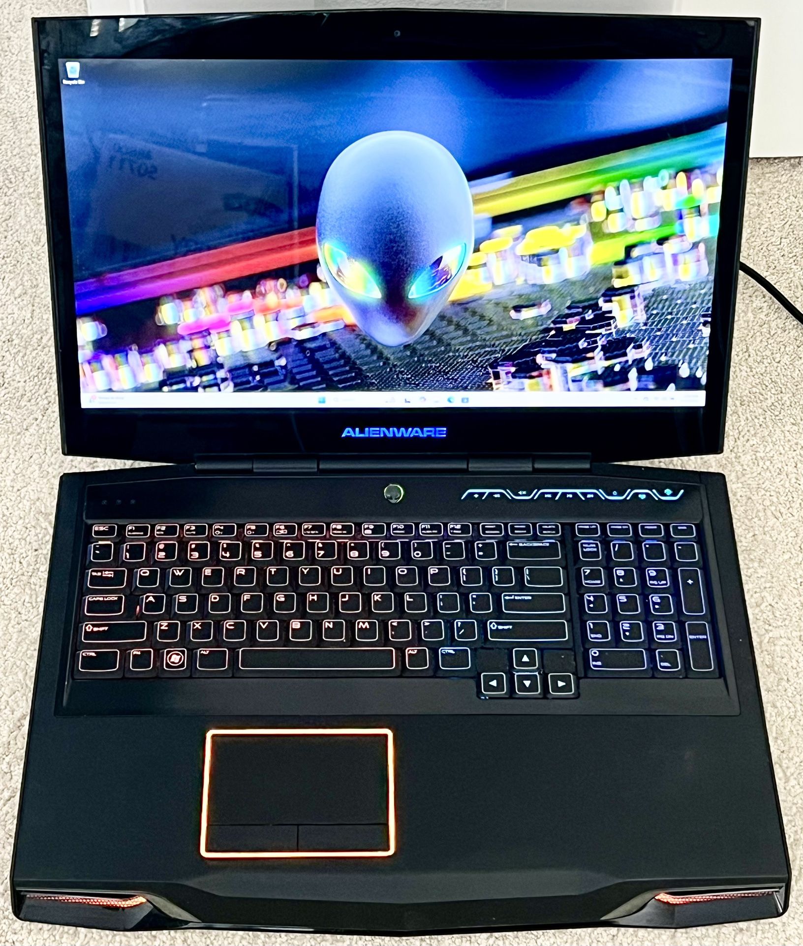 Alienware M17xR4 Gaming QuadCore i7-3610QM 2.3GHz 16GB RAM 512GB SSD GTX660M Win11Pro Office21
