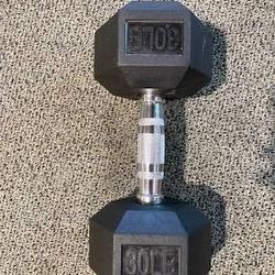 Two 30lb Dumbbells 