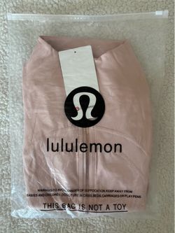 Pink Lululemon with rose gold zipper