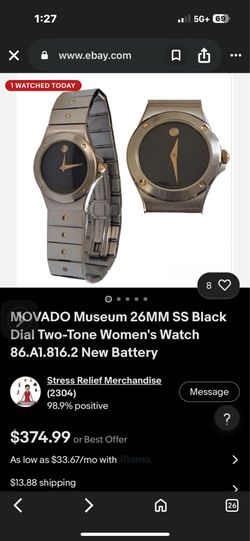 Both watches for $50.