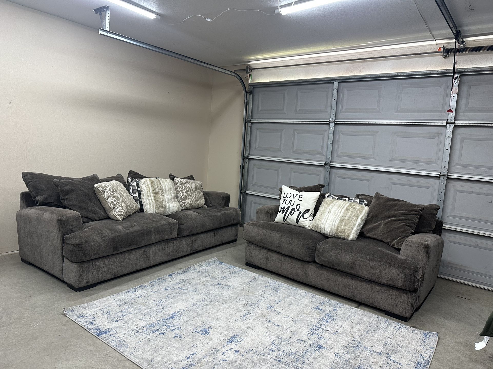 Brown Sofa Set