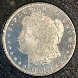 1881-CC Morgan Silver Dollar