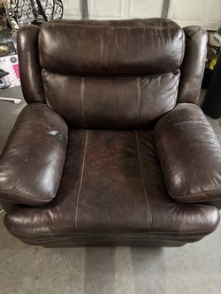 Brown leather Armchair