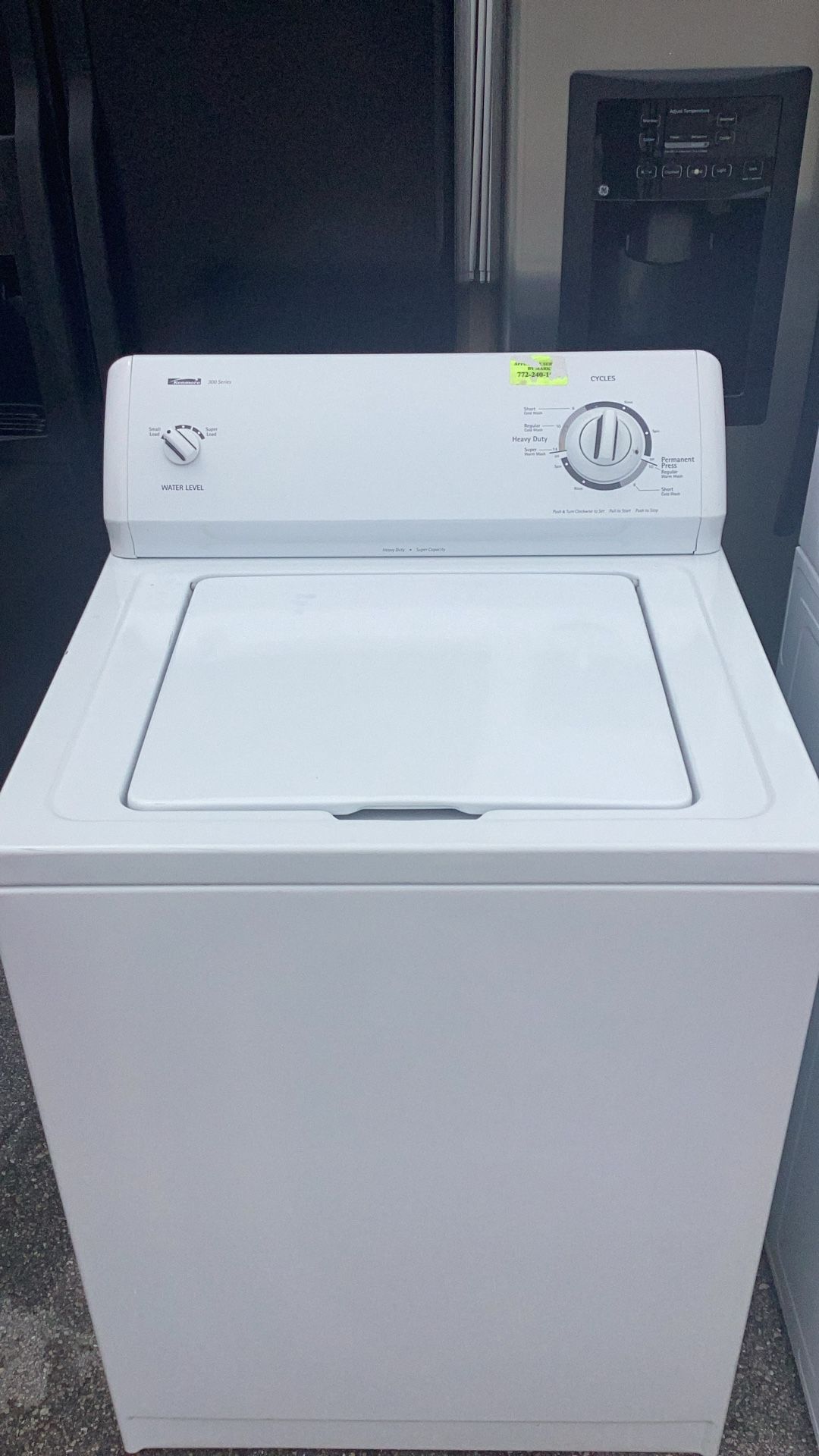 Used Clean Kenmore 300 Series White Washing Machine