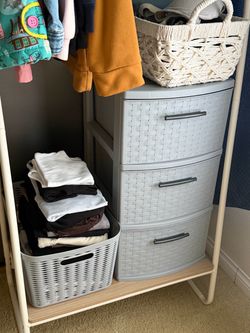 plastic dresser
