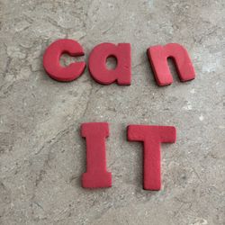 Alphabet ABC magnetic letters - student, parent, teacher