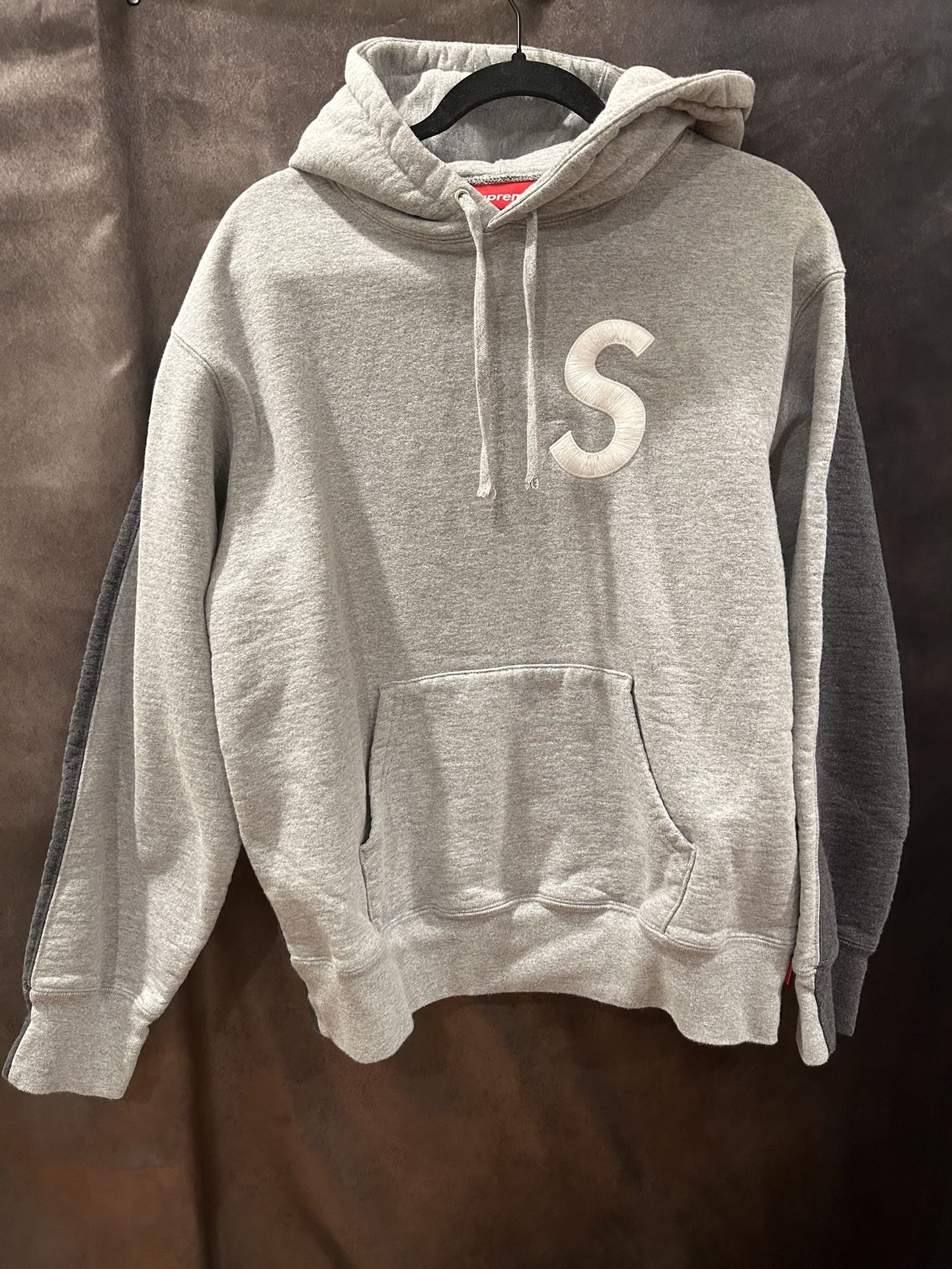 Supreme S Logo Split Hoodie