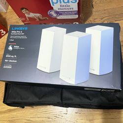 Linksys Atlas Pro 6, WiFi 6 AX5300, 3 Pack