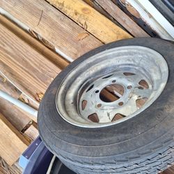 Trailer Wheel Tire 4.80x12