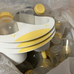 Giant Bag Of Medela Bottles And Trays