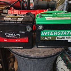 2 Car Batteries  