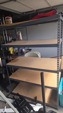 5 shelve Heavy Duty Adjustable Metal shelve