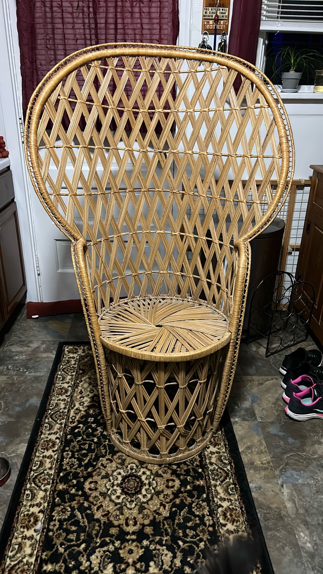Large Wicker Chair
