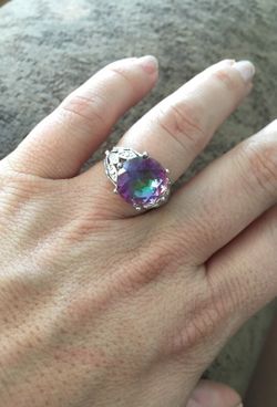 Size 7- multi color ring
