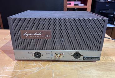 Dynaco ST-70 tube amplifier by Audio Van Alstine (AVA) Super 70i, perfect working condition.
