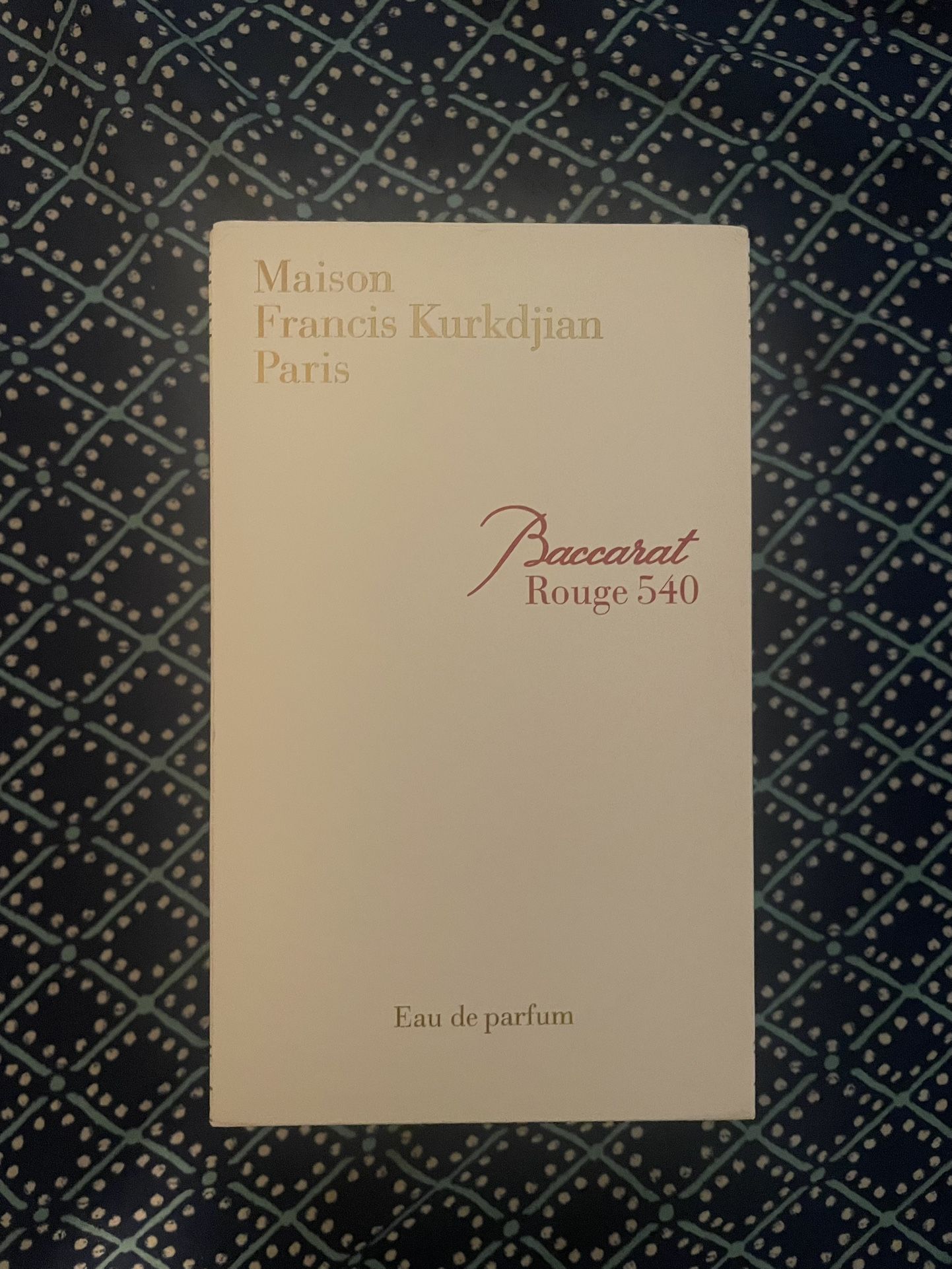 Maison Francis Kurkdjian Baccarat Rouge 540 Brand New
