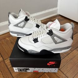 Air Jordan 4 White Cement 2025 Size 8.5 