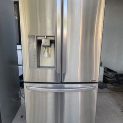 Lg Counter Depth, Three Door Stainless Steel Fridge