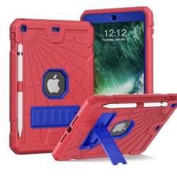 Spider-Man iPad 5th 6th Generation Case 9.7 inch 2017 2018 Released with Stand & Pencil Holder